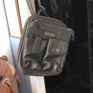 2/ $15 Silver Crossbody Handbag